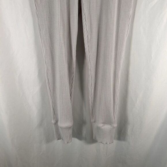 Haven Well Within Joggers Women's Small White Pull On Pockets Drawstring Ribbed - Picture 3 of 10